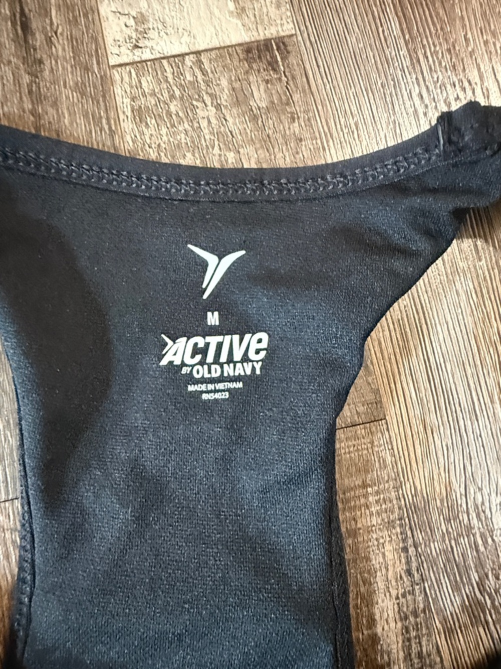 Active Basic Black Racerback Supportive Sports Bra - Picture 2 of 3